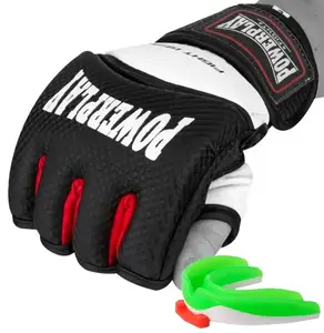 Рукавиці для MMA PowerPlay 3075 Чорні-Білі XL купити
