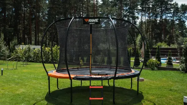 Батут PRIME SPORT INSIDE TITANPRO с внутренней сеткой 10 футов оранжевый купить недорого в Украине, фото 3