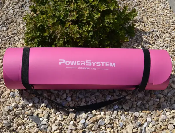 Коврик для йоги и фитнеса Power System PS-4017 NBR Fitness Yoga Mat Plus Pink (180х61х1) купить недорого в Украине, фото 10