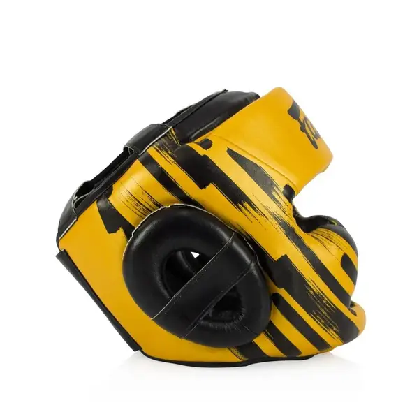 Боксерський шолом Fairtex HG16 Gold L купити недорого в Україні, фото 4