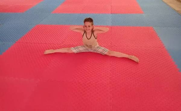 Татамі мат EVA 30 мм 1х1м (червоно-синій) купити недорого в Україні, фото 9