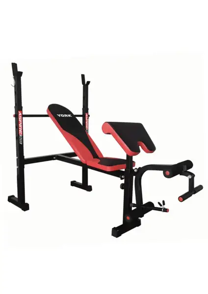 Лава для жиму York Fitness ASPIRE 320 зі стійкою для штанги та партою Скотта купити недорого в Україні, фото 2
