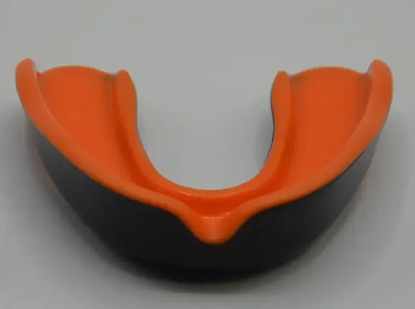 Капа боксерская PowerPlay 3315 SR взрослая (возраст 11+) черно-оранжевая со вкусом мяты купить недорого в Украине, фото 6