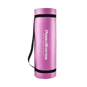 Коврик для йоги и фитнеса Power System PS-4017 NBR Fitness Yoga Mat Plus Pink (180х61х1) купить