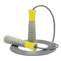 Скакалка PowerPlay 4206 Jump Rope PRO+ Серо-желтая (2,75m.) купить