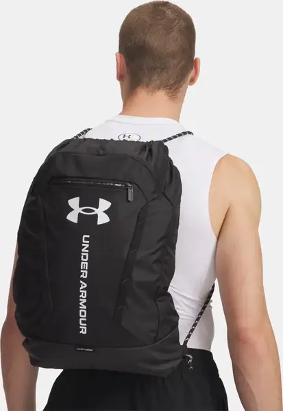 Рюкзак UA Hustle Sackpack 22L чорний 39 х 53 х 7 см купити недорого в Україні, фото 6