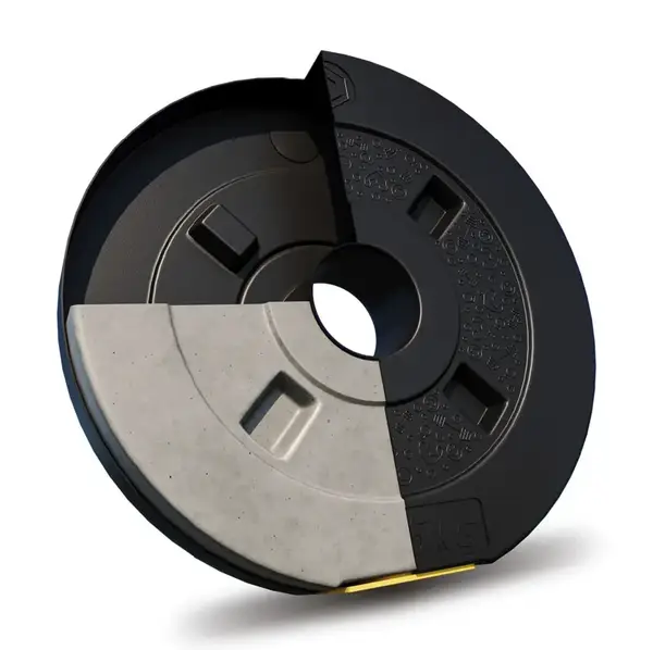 Набір зі штангою та гантелями Besport PowerPro 86 кг з w-подібним грифом 120 см купити недорого в Україні, фото 3