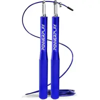 Скакалка швидкісна на підшипниках алюмінієва PowerPlay 4207 Elite Jump Rope Синя (3m.) купити