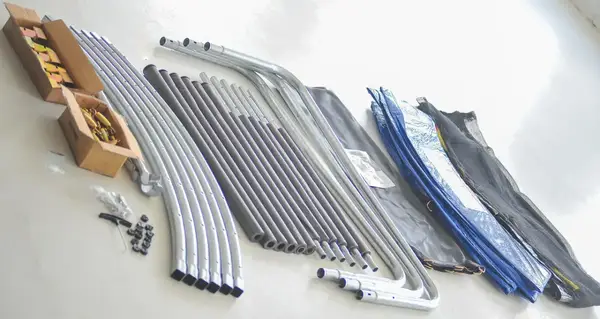 Батут SJ 4.5ft (140см) синий с наружной сеткой купить недорого в Украине, фото 3