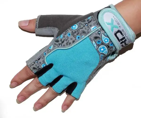 Рукавички для фітнесу жіночі RDX Blue M купити недорого в Україні, фото 3