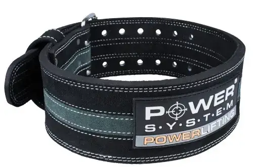 Пояс для пауерліфтингу Power System PS-3800 PowerLifting шкіряний Black/Grey Line XL купити