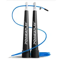 Скакалка скоростная PowerPlay 4202 Ultra Speed Rope Синяя (2,9m.) купить