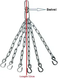 Ланцюг для боксерського мішка RDX 6 купити