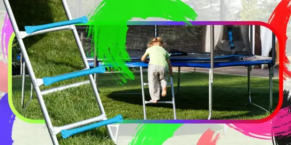 Батут THUNDER OUTSIDE PRO с наружной сеткой 6 футов 183 см черно-розовый купить недорого в Украине, фото 4