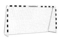 Ворота футбольные Hudora Stadion 300 х 200 см, черно-белые купить