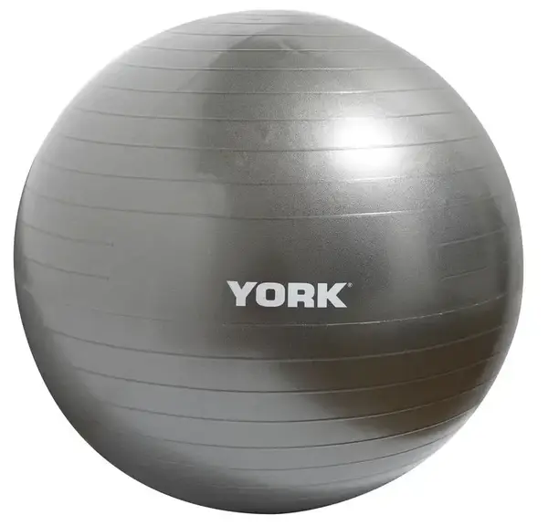 Фітбол York Fitness 75см сірий + насос купити