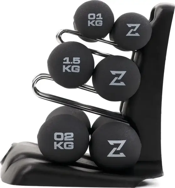 Набор неопреновых гантелей Zipro весом 9 кг. купить недорого в Украине, фото 2