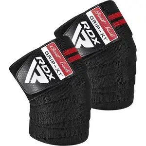 Бинти на коліна RDX GYM KNEE WRAP R11 BLACK/RED купити