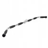 Ручка для верхньої тяги York Fitness 122см зігнута з гумовими рукоятками, хром Ручка для верхньої тяги York Fitness 122см зігнута з гумовими рукоятками, хром купити