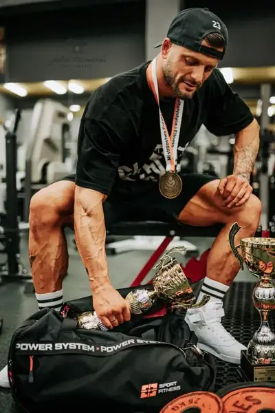 Спортивна сумка Power System PS-7012 Gym Bag-Dynamic (38л.) Black/Red купити недорого в Україні, фото 4