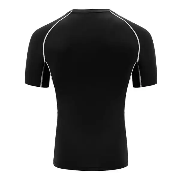 Рашгард з коротким рукавом RDX Lycra Black L купити недорого в Україні, фото 5