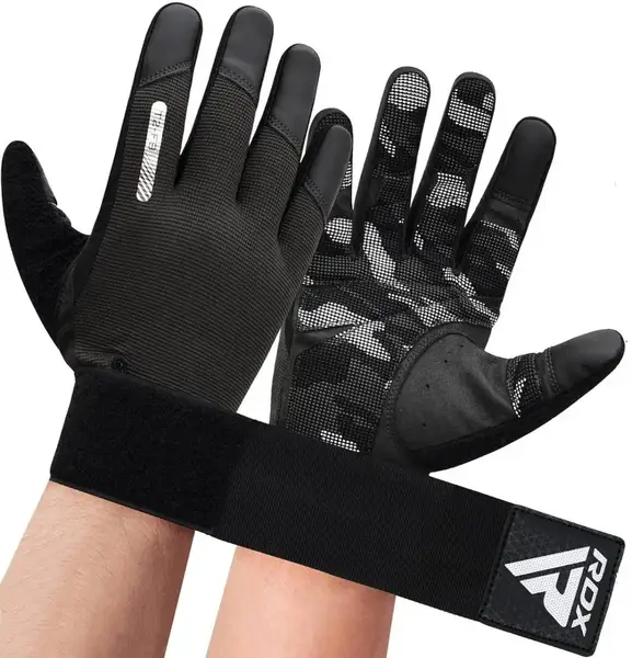 Перчатки для фитнеса RDX T2 Touch Screen Friendly Full Fingerf Black M купить недорого в Украине, фото 5