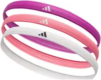 Повязки на голову Adidas Hairbands 3pk розовый, фиолетовый, белый Жен One Size купить