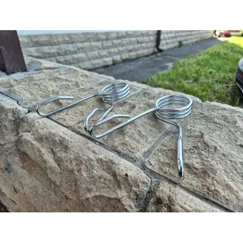 Замки-пружина для олімпійського грифу Generation Fitness C-03-2 (пара) | Срібний купити недорого в Україні, фото 8