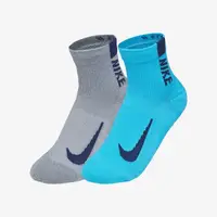 Носки Nike U NK MLTPLIER ANKLE 2PR серый, голубой Уни 34-38 купить