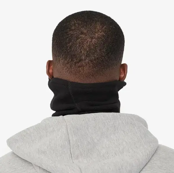 Баф Nike FLEECE NECKWARMER 2.0 BLACK/WHITE OSFM чорний Уні OSFM купити недорого в Україні, фото 4