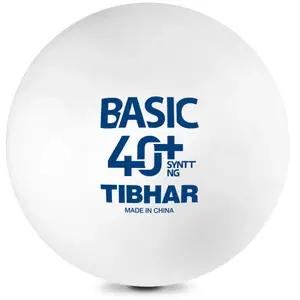 М'ячі для настільного тенісу Tibhar Basic 40+ SYNTT NG 6 шт (85511200) купити