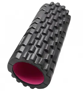 Массажный ролик (роллер) Power System PS-4050 Fitness Foam Roller Black/Pink (33x15см.) купить