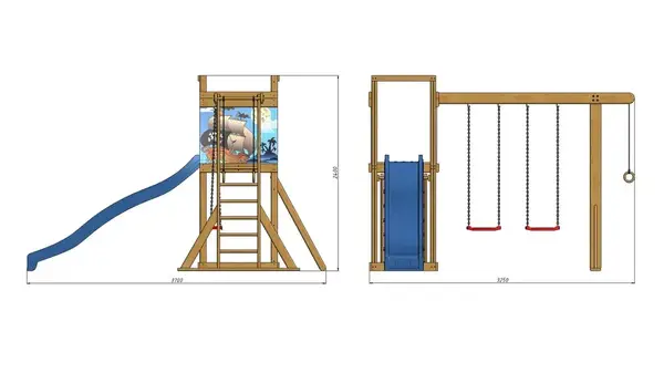 Детская площадка SportBaby-15 купити недорого в Україні, фото 4