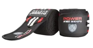Бинты на колени Power System PS-3700 Knee Wraps Red/Black (пара) купить
