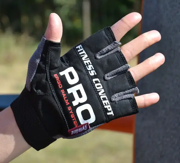 Перчатки для фитнеса Power System PS-2300 Fitness Grey/Black S купить недорого в Украине, фото 3