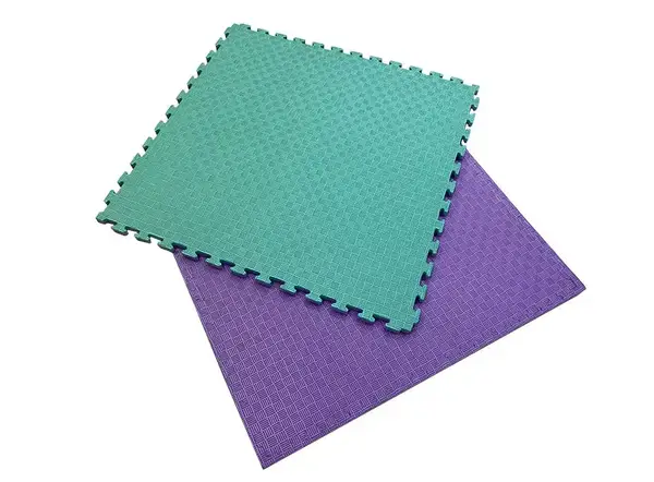 Татамі мат EVA 20 мм 1х1м Бірюзово - Фіолетовий купити недорого в Україні, фото 5