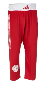 Штани для кікбоксингу Adidas WAKO Full Contact | червоні 160 | Adidas ADIFCP01_PL купити
