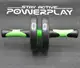 Колесо для преса подвійне PowerPlay 4327 Dual-Core Ab Wheel Чорно-зелене купити