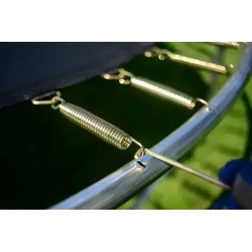 Батут Funfit 8ft (252см) синій з зовнішньою сіткою купити недорого в Україні, фото 8