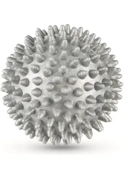 Набор массажных мячей Gymtek 70 мм 2 шт твердый/мягкий серо-голубой купить недорого в Украине, фото 2