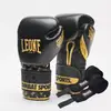 Боксерські рукавиці Leone GN220 DNA Black 12 унцій (бинти 4 м. в комплекті) купити