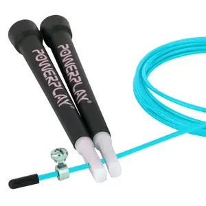 Скакалка швидкісна PowerPlay 4202 Ultra Speed Rope Бірюзова (2,9m.) купити