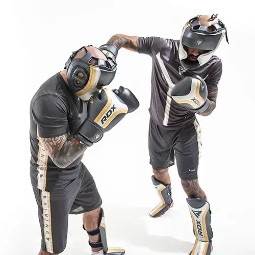 Боксерський шолом RDX Aura Golden M | Обхват голови 54-56 см купити недорого в Україні, фото 9