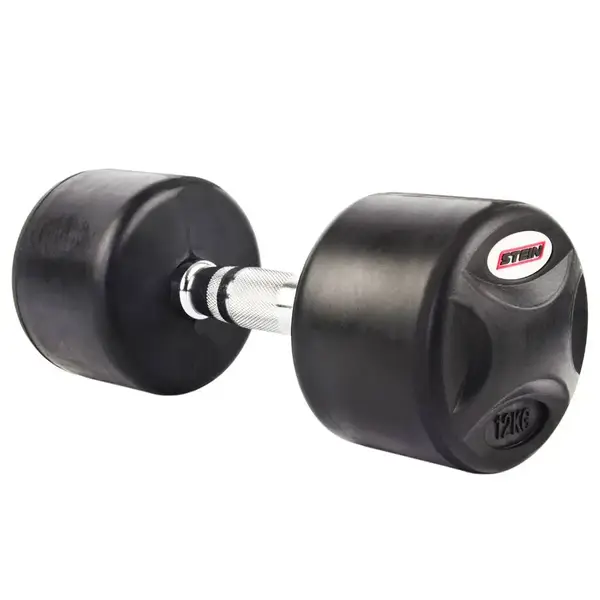 Гантель прорезиненный Stein 12 кг купить