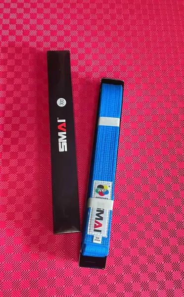 Пояс для кімоно Smai Premium Version WKF | Синій | SMAI SM B005UWKF 280 см купити