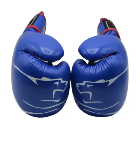 Боксерські рукавиці PowerPlay 3018 Jaguar Сині 12 унцій купити недорого в Україні, фото 8