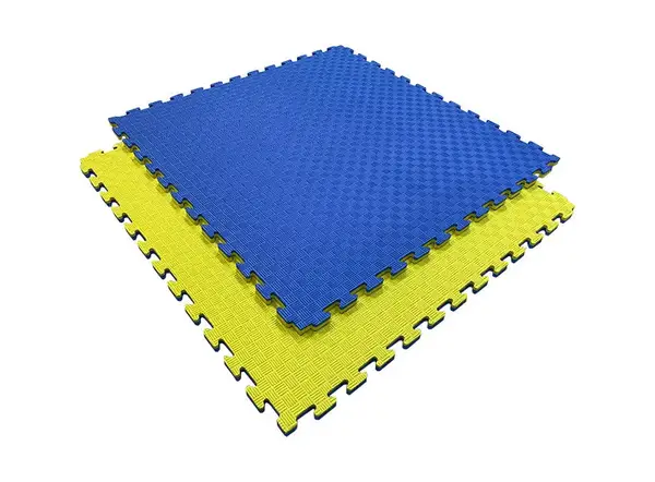 Татамі мат EVA 20 мм 1х1м Жовто-сині купити недорого в Україні, фото 3