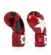 Боксерські рукавиці Fairtex BGV1 Nation Print Red 10 унцій (бинти в комплекті) купити