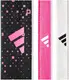 Повязки на голову Adidas Hairbands (Graphic) 3pk белый, розовый, черный One Size купить