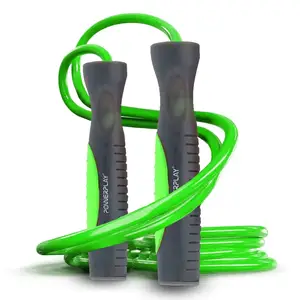 Скакалка PowerPlay 4204 Classic Jump Rope Зелена (2,7m.) купити